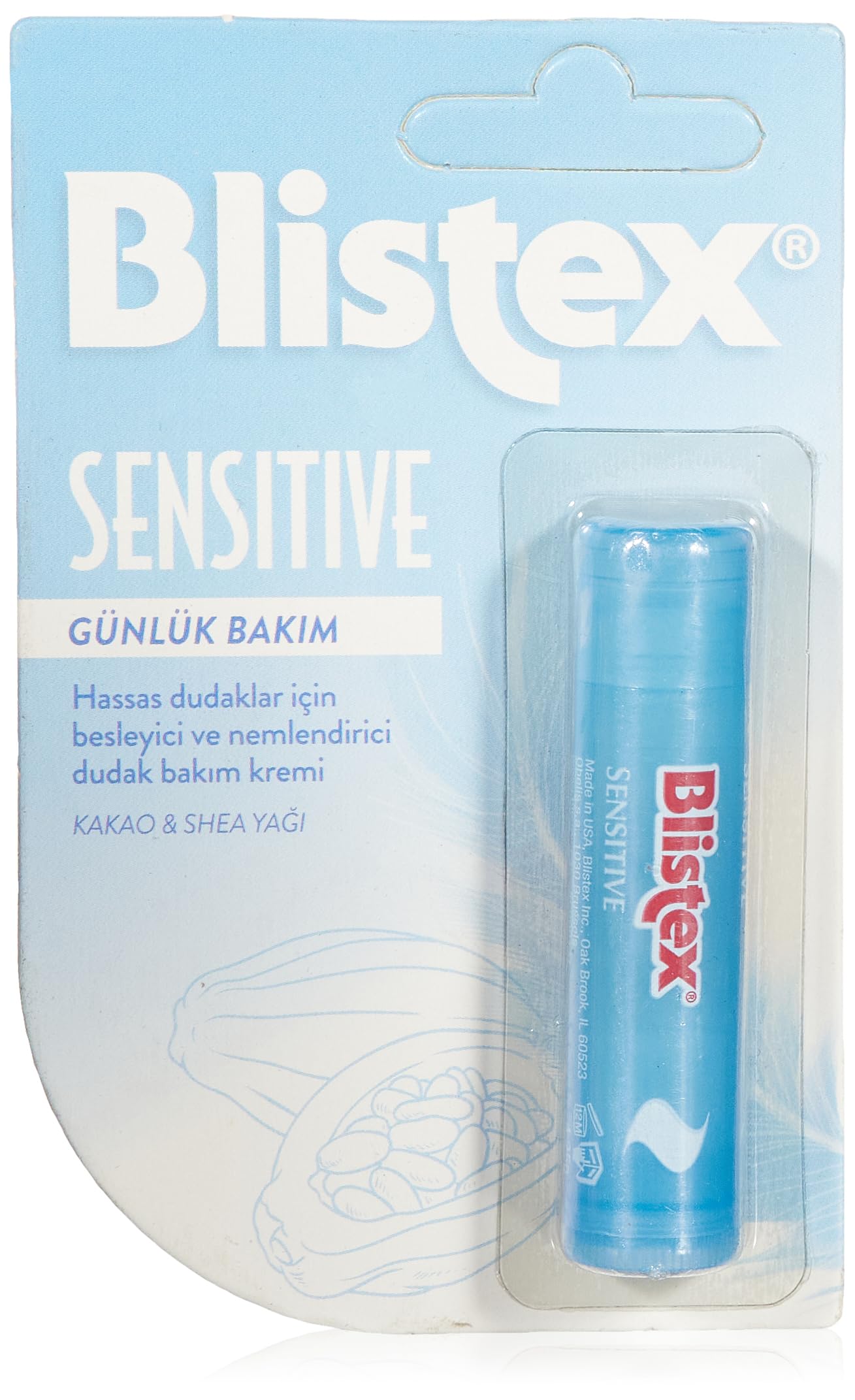 Blistex Simple & Sensitive Lip Moisturizer 0.15 oz (Pack of 6)