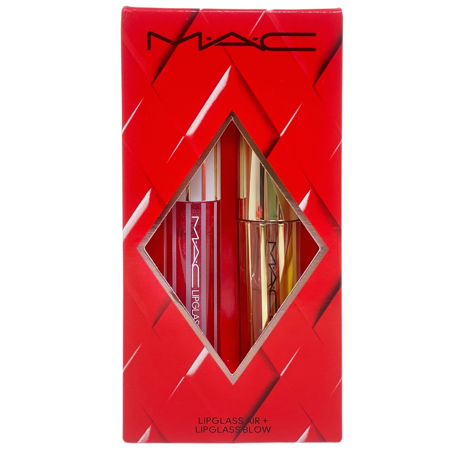 MAC M·A·C Cosmetics Holiday Exclusive Blowing Air Kisses Glossy Lip Duo - Sweet Stuff/Ginger Zinger