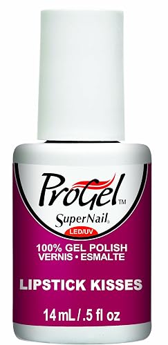 Supernail Progel Nail Lacquer, Lipstick Kisses, 0.5 Fluid Ounce Beauty & Personal Care SuperNail