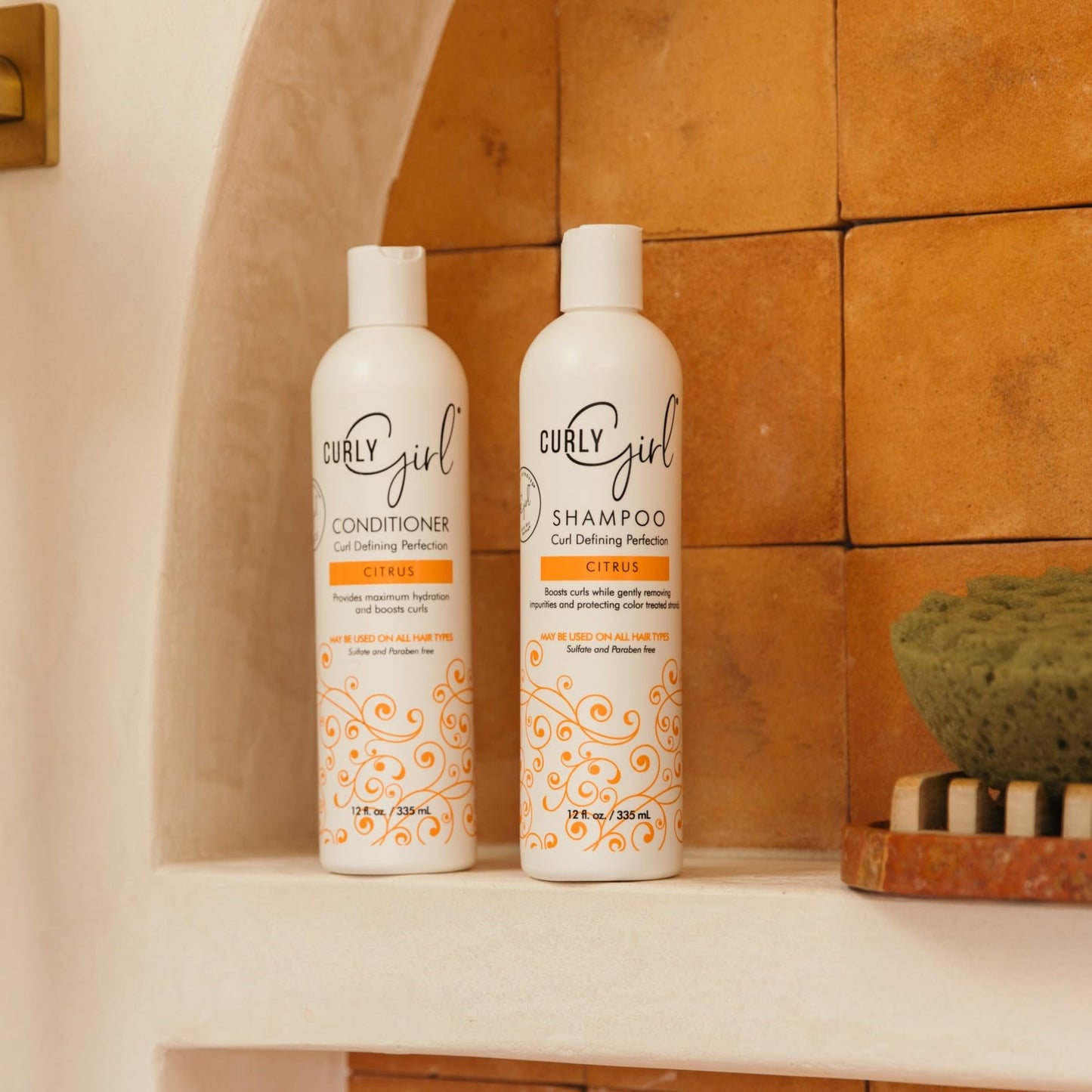 Curly Girl Curl Hair Shampoo Conditioner Set 12 oz Bottles Curly Girl Method Approved Curly Girls Hair Care Frizz Control