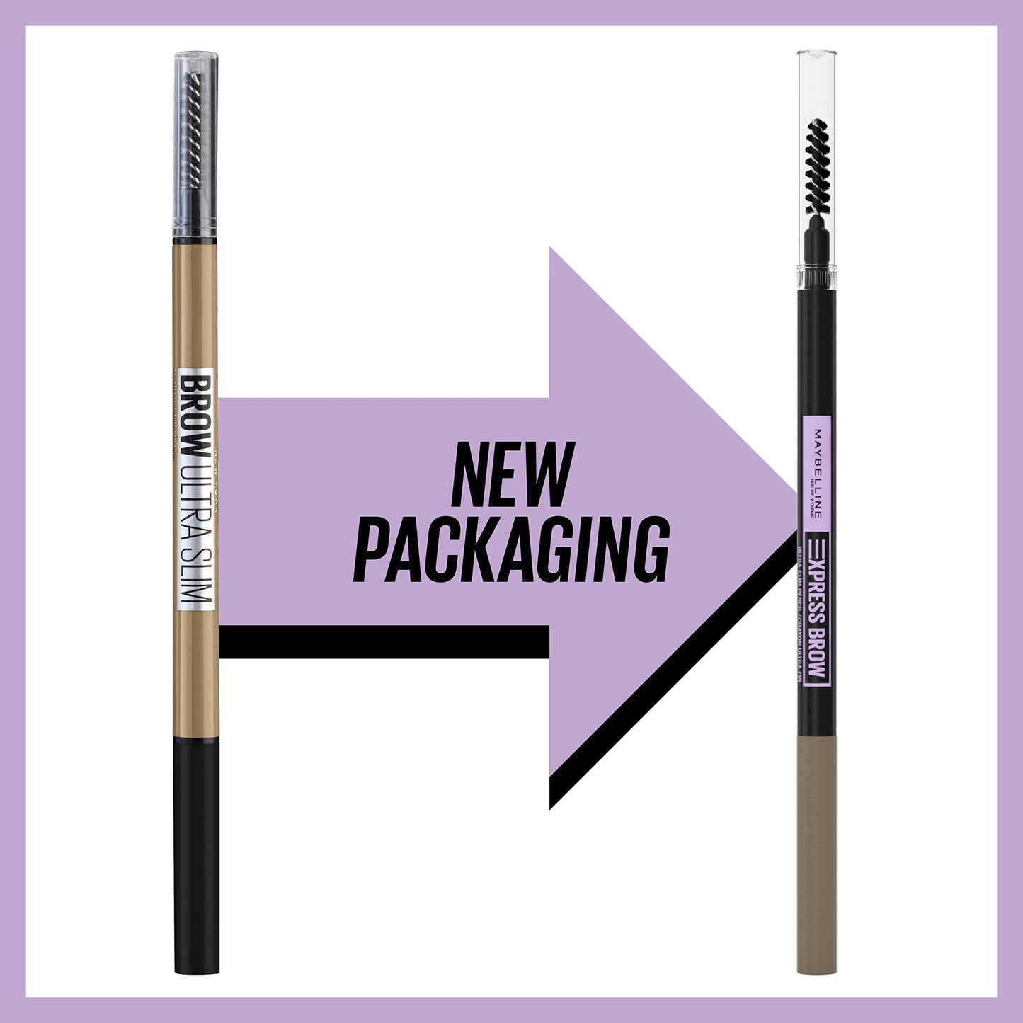 Maybelline Brow Ultra Slim Defining Eyebrow Makeup Mechanical Pencil With 1.55 MM Tip And Blending Spoolie For Precisely Defined Eyebrows, Light