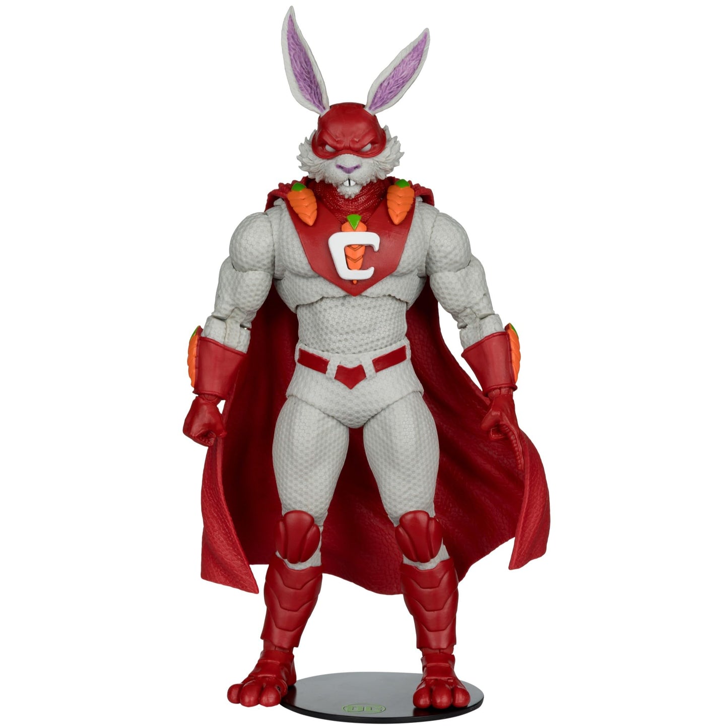 McFarlane Toys - DC Multiverse Captain Carrot (Justice League Incarnate), Glow in The Dark Edition, 7in Action Figure, Gold Label, Amazon Exclusive