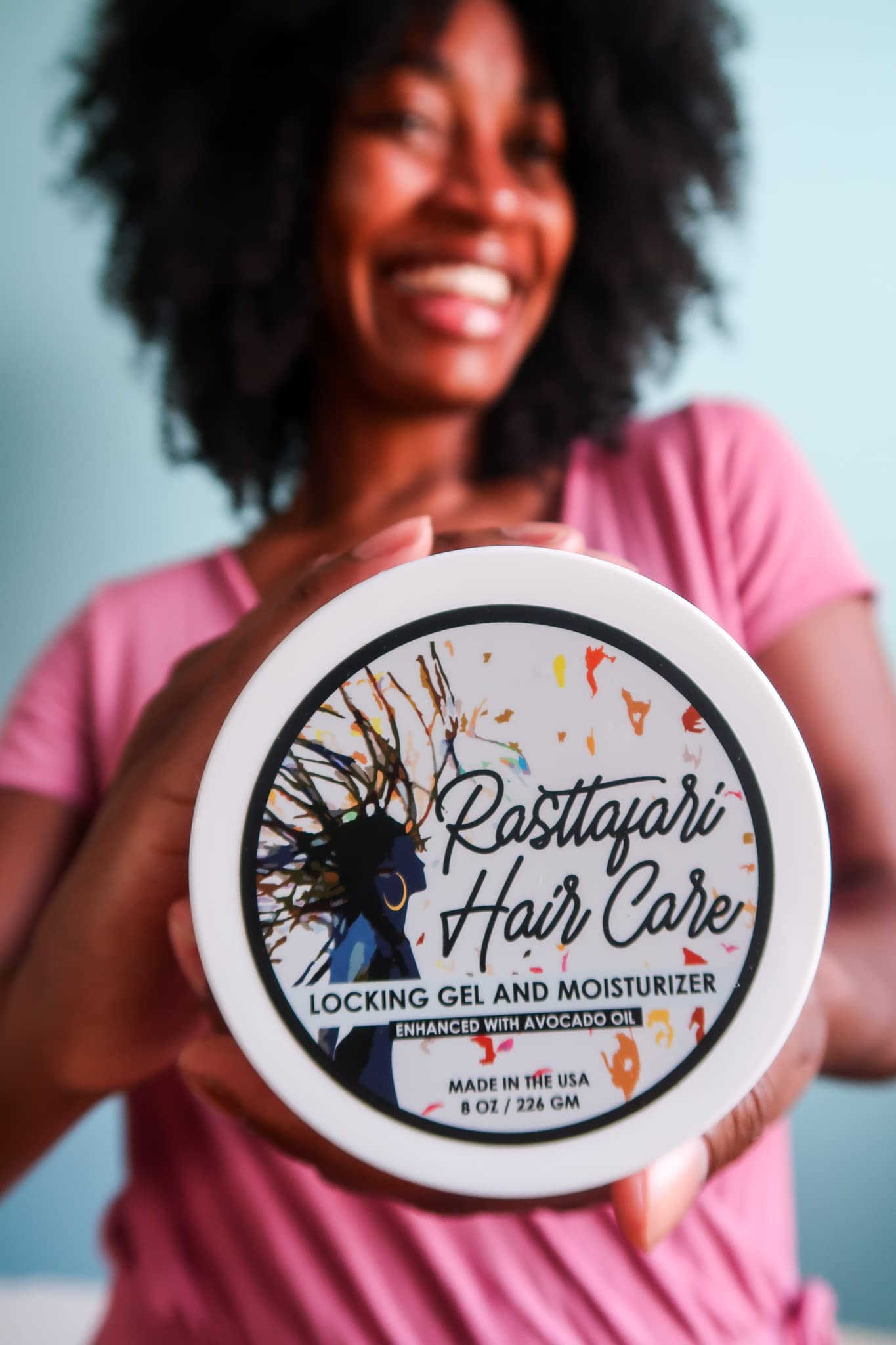 Rastta Locs Locking Gel and Moisturizer with Avocado Oil for Dreadlocks - 8oz