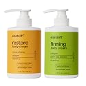 Elastalift Collagen Cream + Manuka Honey Cream Body Lotion & Face Moisturizer Skin Care Bundle For Women & Men | Skin Tightening Collagen Firming