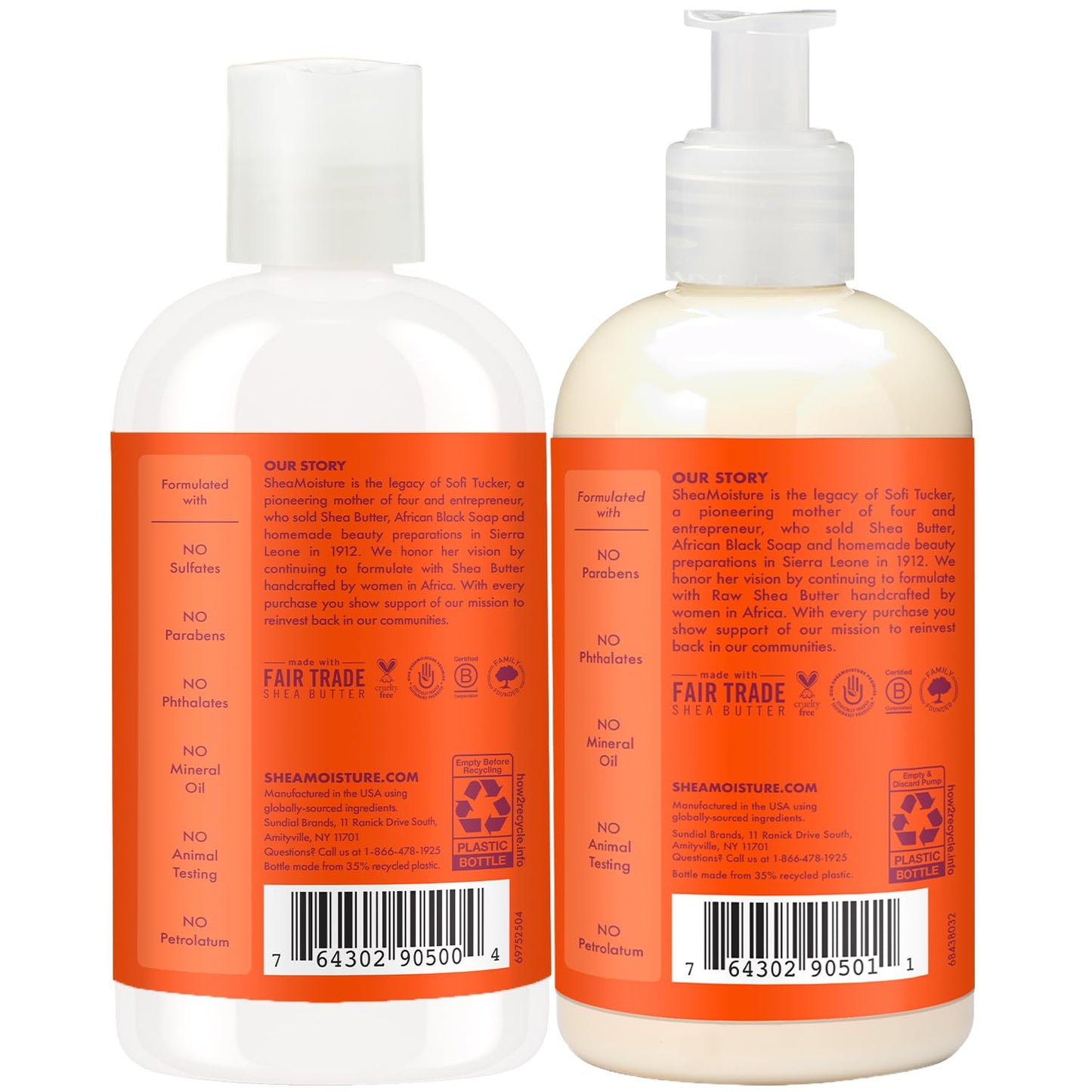 SheaMoisture Kids Mango & Carrot Shampoo and Conditioner Set w/Orange Blossom Extract, Strengthening Hair Products for Kids