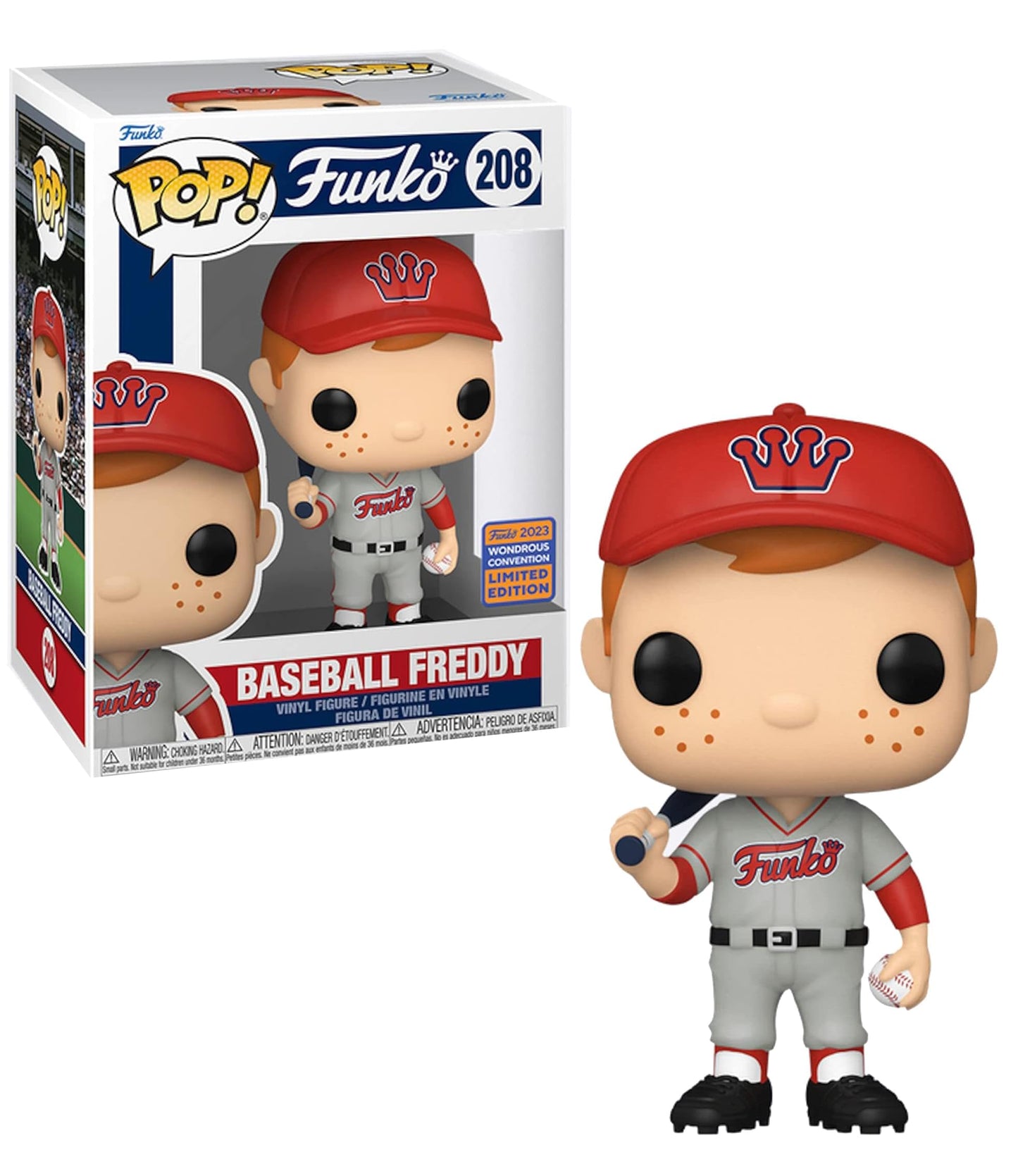 Funko Exclusive POP | Baseball Freddy (Red Hat)