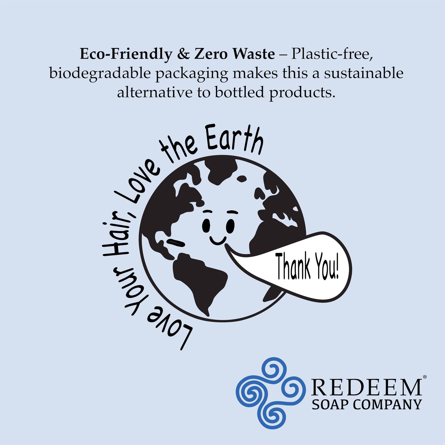Redeem Soap Company Lavender Calm Shampoo Bar and Conditioner Bar, Made in the USA, 3oz Shampoo Bar, 1oz Conditioner Bar, Zero Waste, No Plastic, SLS