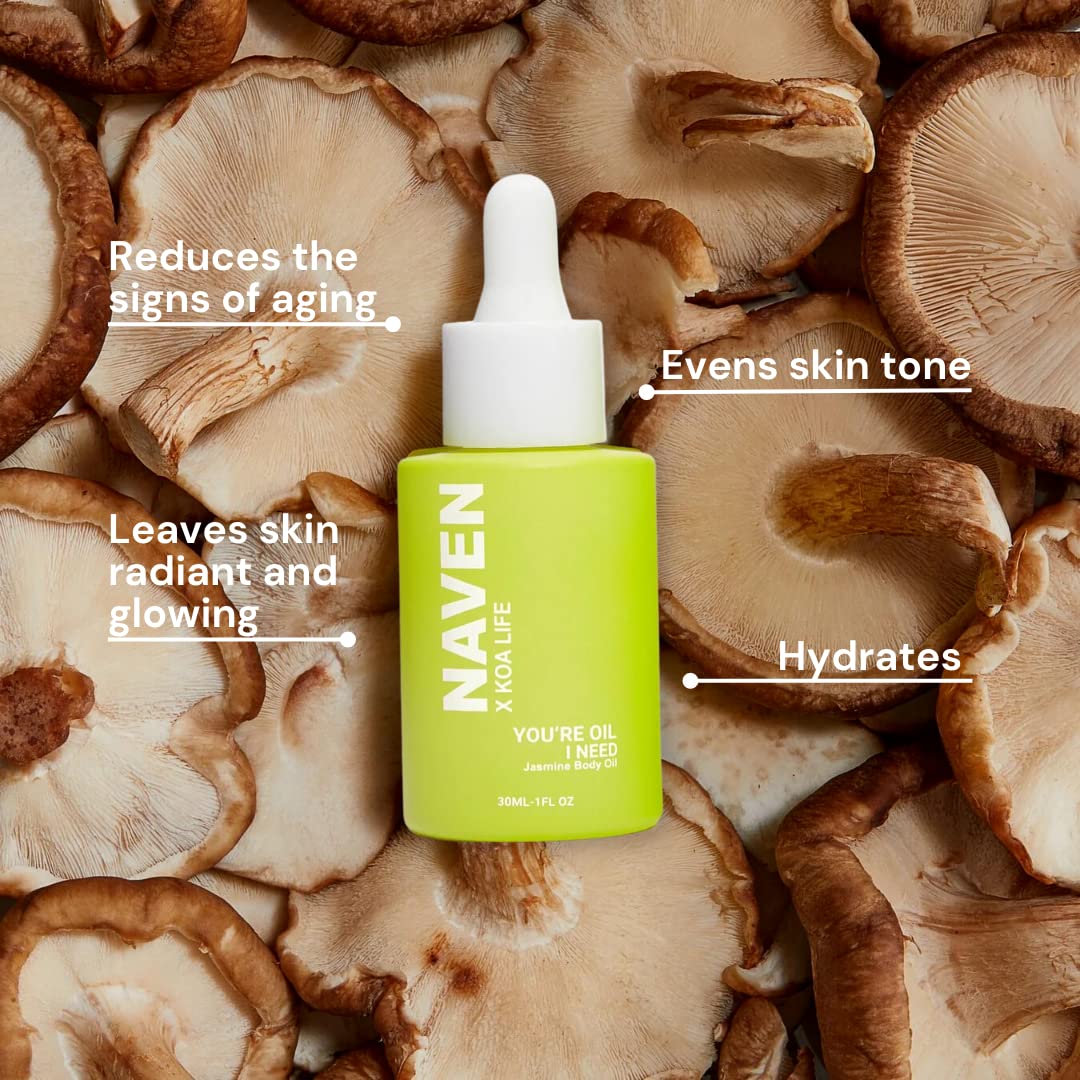 KOA LIFE NAVEN x You're Oil I Need - Anti-Aging Jasmine Body Oil | For Radiant, Glowing and Even Skin Tone | Vegan, Cruelty and Chemical Free