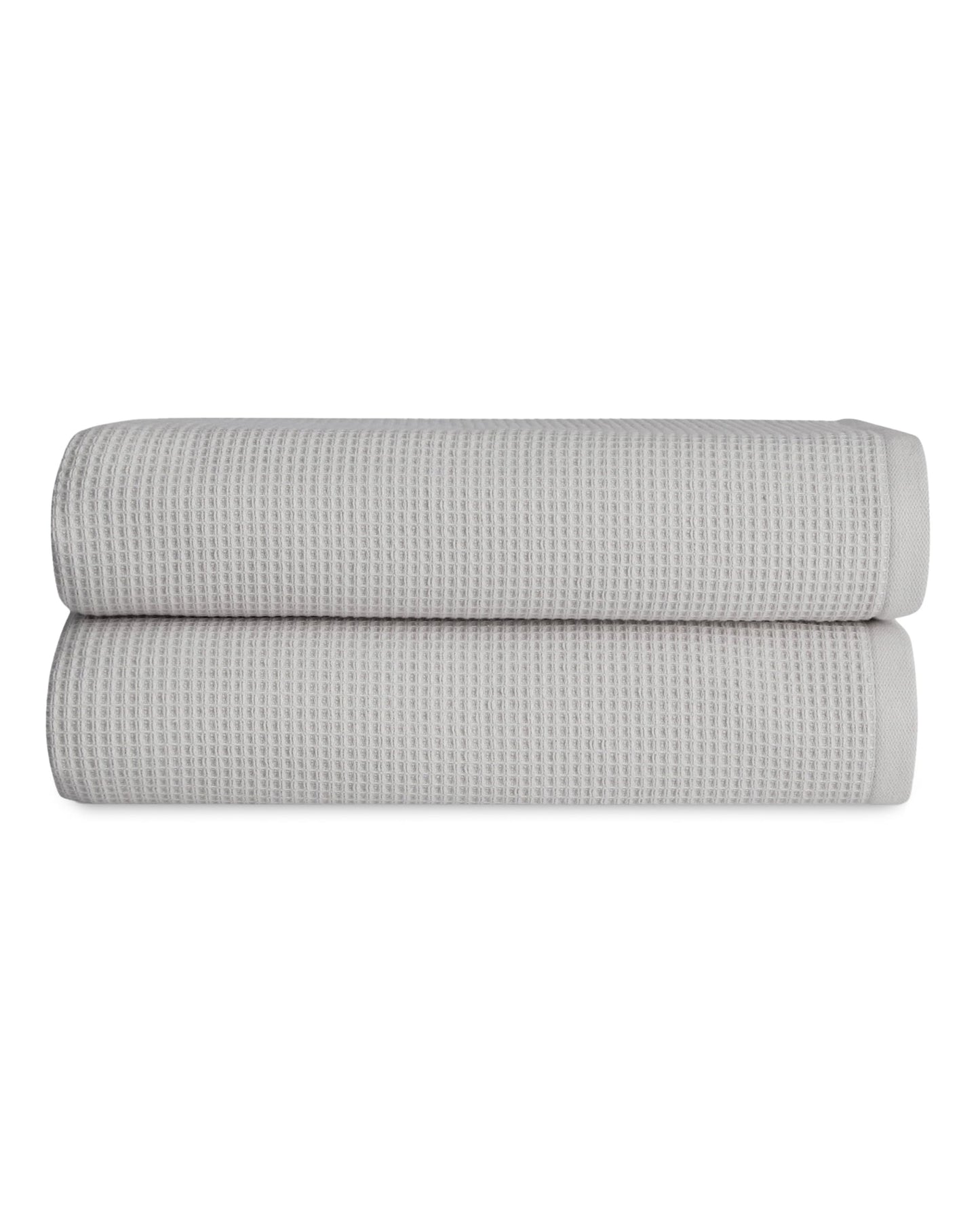 Cozy Earth Waffle Bath Towels - 60% Cotton 40% Viscose from Bamboo Bath Towels 30 x 58 Inches - Soft & Absorbent Terry, Reversible Mini Textured…