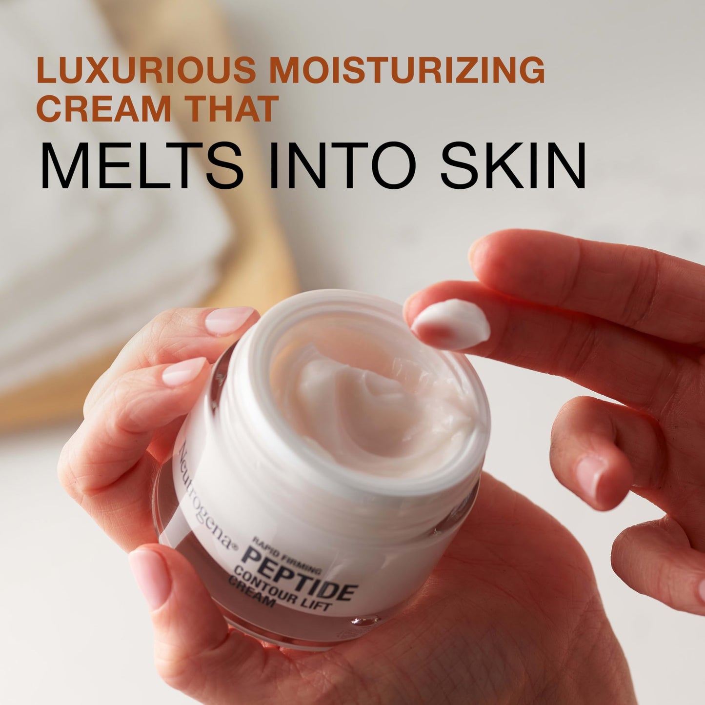 Neutrogena Rapid Firming Peptide Contour Lift Face Cream, Moisturizing Daily Facial Cream to visibly firm & lift skin plus smooth the look