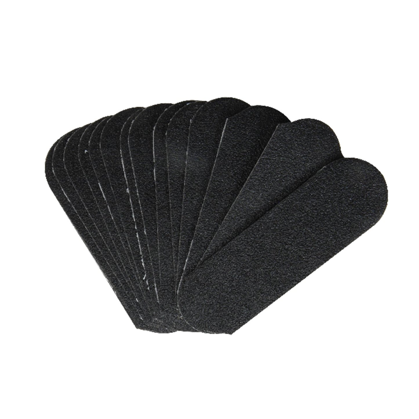 Cuccio Naturale 50-Count Black 80-Grit Pedicure File Refills - Coarse, Water-Resistant, Disposable Abrasive Sheets for Professional Foot Care - Fits