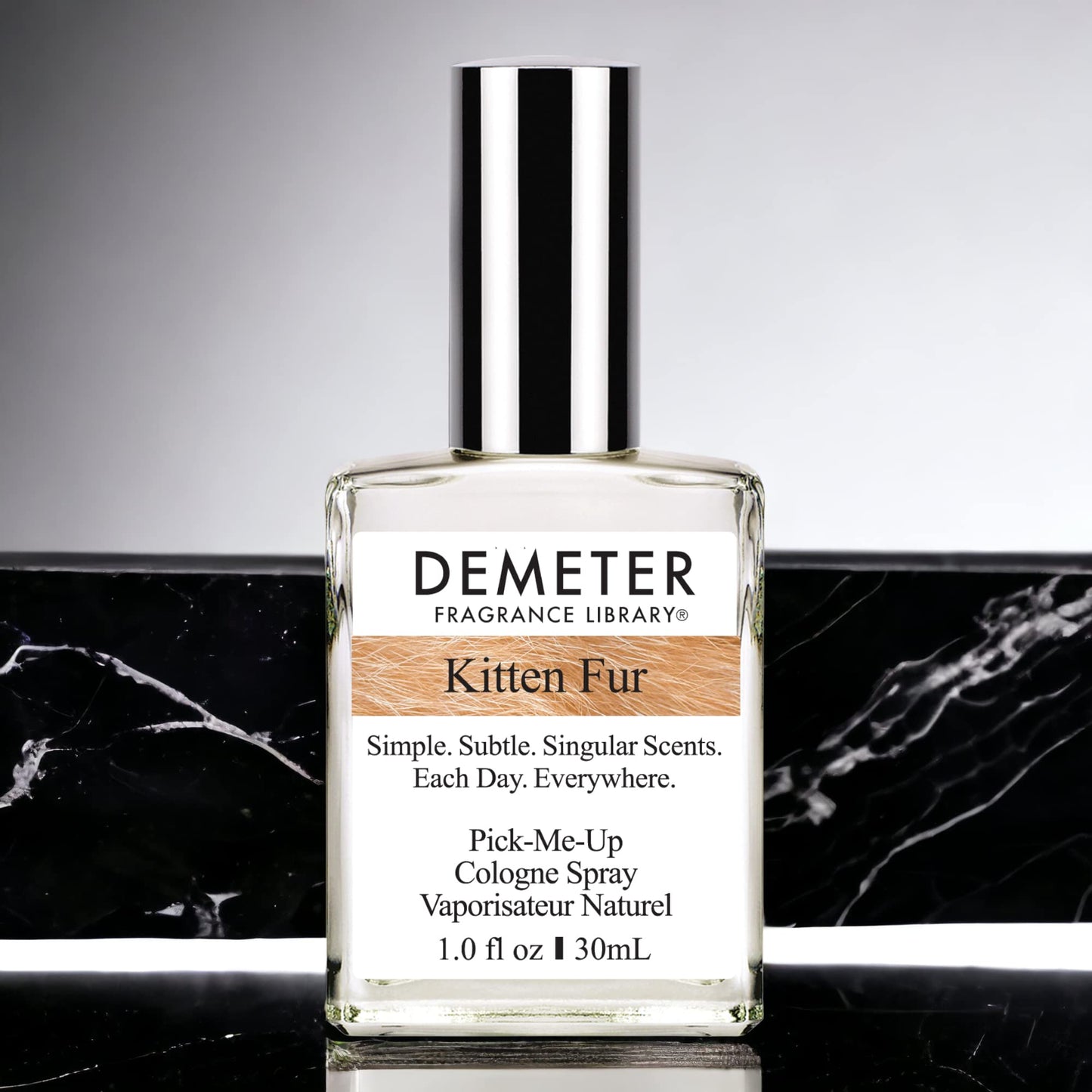DEMETER Natural Perfume Spray Cologne for Women and Men, Kitten Fur, 1 oz