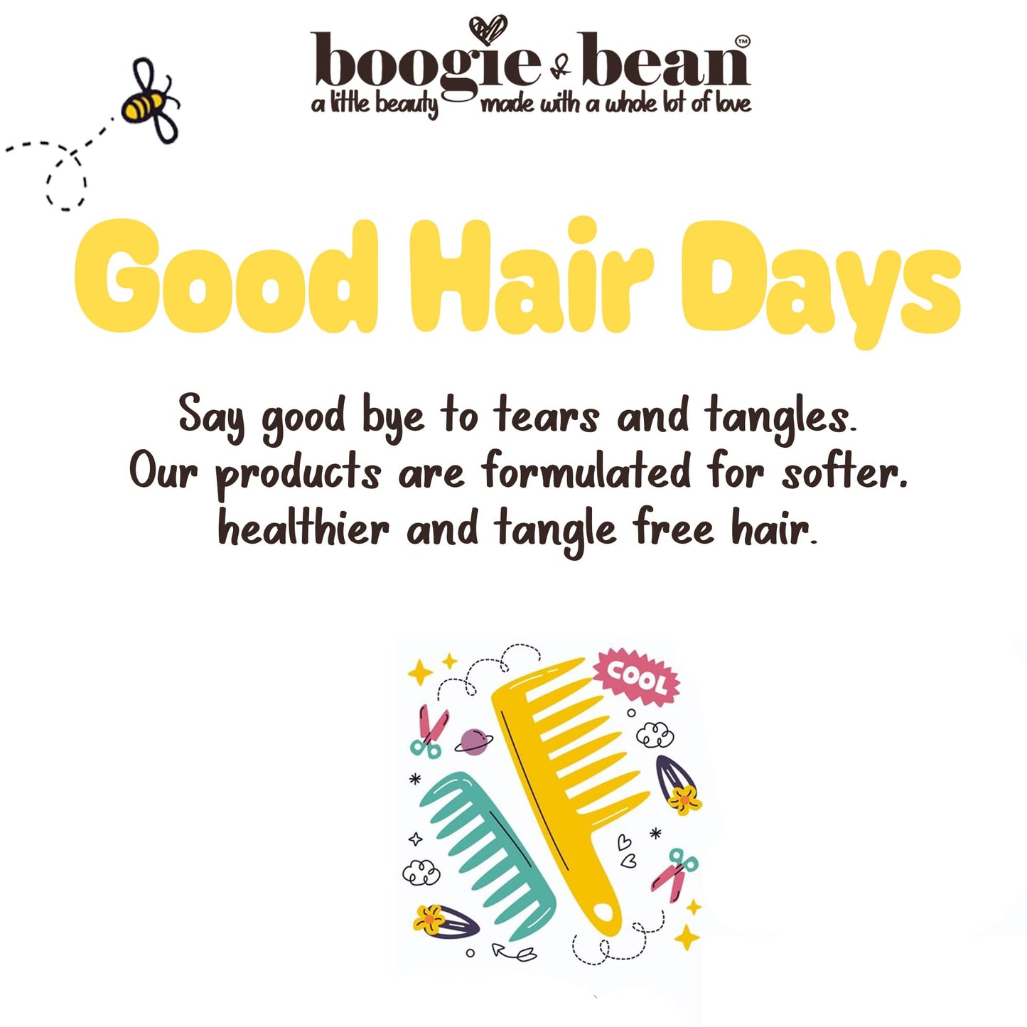 Boogie and Bean Boys Hair Pomade for Waves and Curly Hair, Moisturizing Hair Butter for Black Boys, Soft Hold Wave Pomade for 360 Waves, Curls, Coils