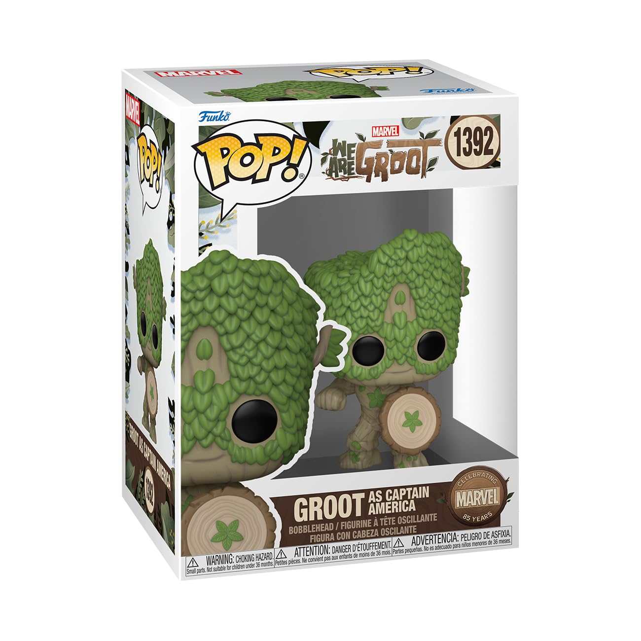 Funko POP! Marvel: We are Groot - Captain America - Groot Shorts - Collectable Vinyl Figure - Gift Idea - Official Merchandise - for Kids & Adults…