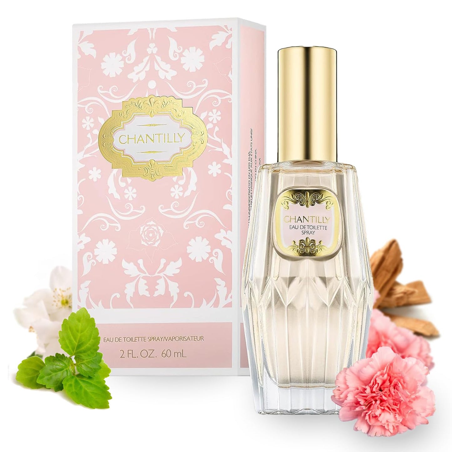 Chantilly Eau De Toilette Spray for Women 2 Fl Oz