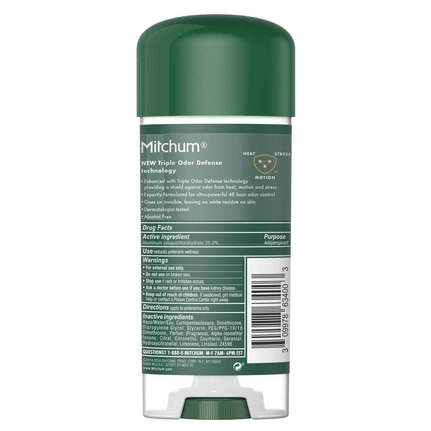 Mitchum Anti-Perspirant & Deodorant Clear Gel, Mountain Air - 3.4 Oz (6 Packs) Beauty and Personal Care REVLON