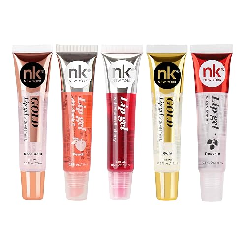 NICKA K NEW YORK Lip Gel, Hydrating, Lightweight, Glides on Effortlessly, Non Sticky Finish Lip Gel Colors