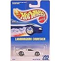 Hot Wheels Lamborghini Countach White 1:64 Scale Collectible Die Cast Car #232