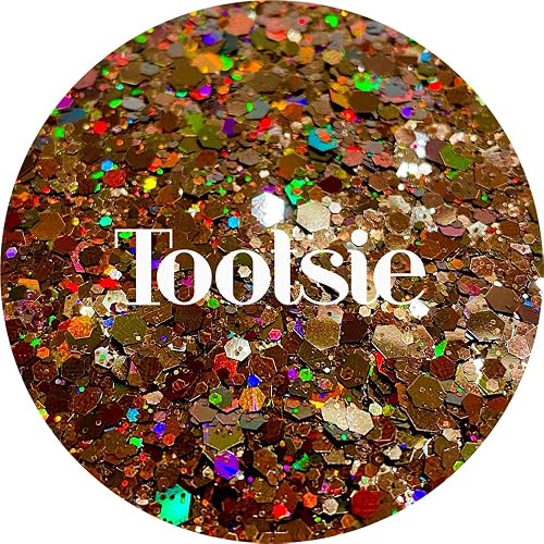 Brown Polyester Glitter | Craft Glitter | Glitter for Arts & Crafts | Tumblers | Cosmetics | Nails | Epoxy Resin Art | Slime | DIY | Body Glitter | 1