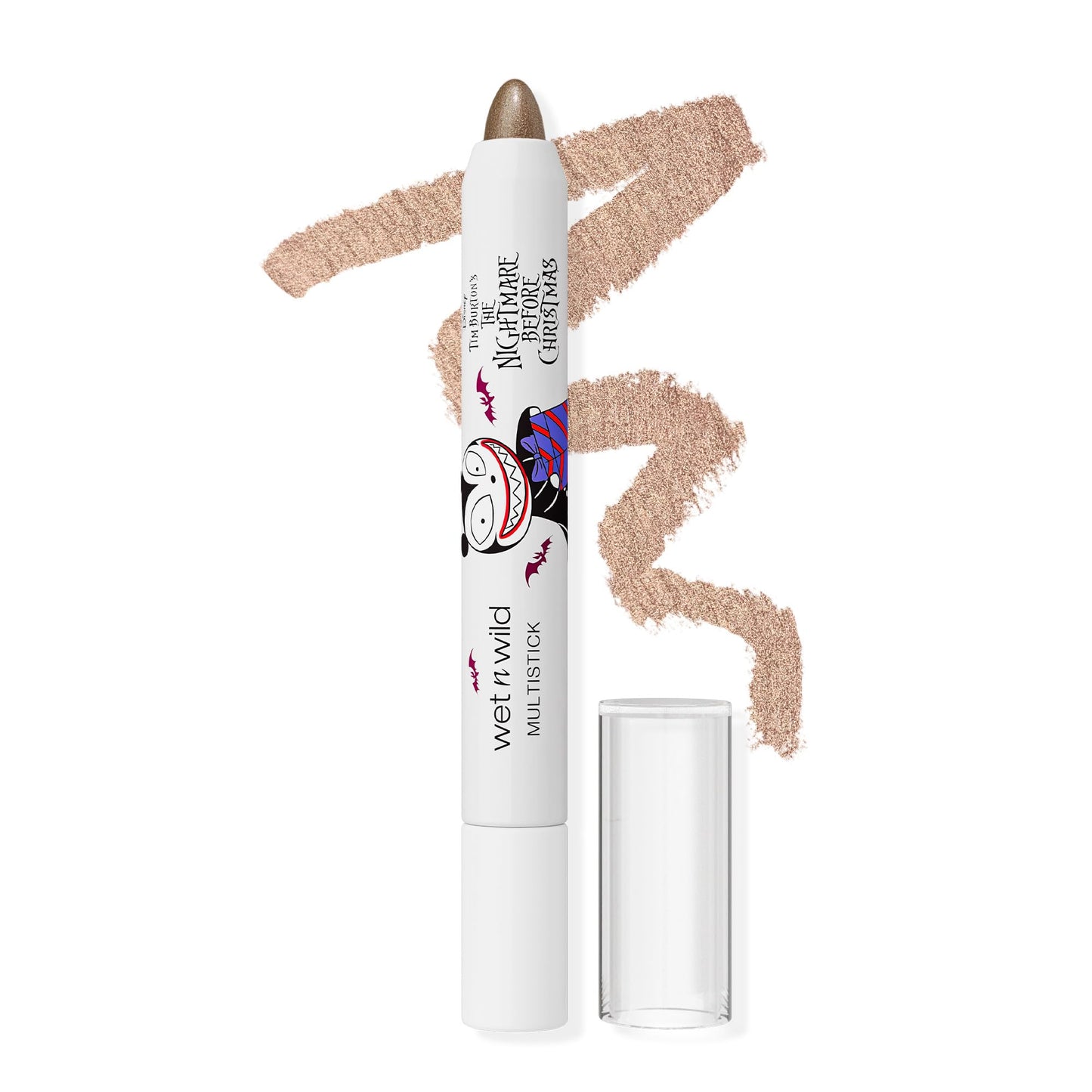wet n wild Nightmare Before Christmas 2-Piece Multistick Set, Shimmer Finish for Eyes, Lips & Face, Nourishing Cream Formula, Cruelty-Free