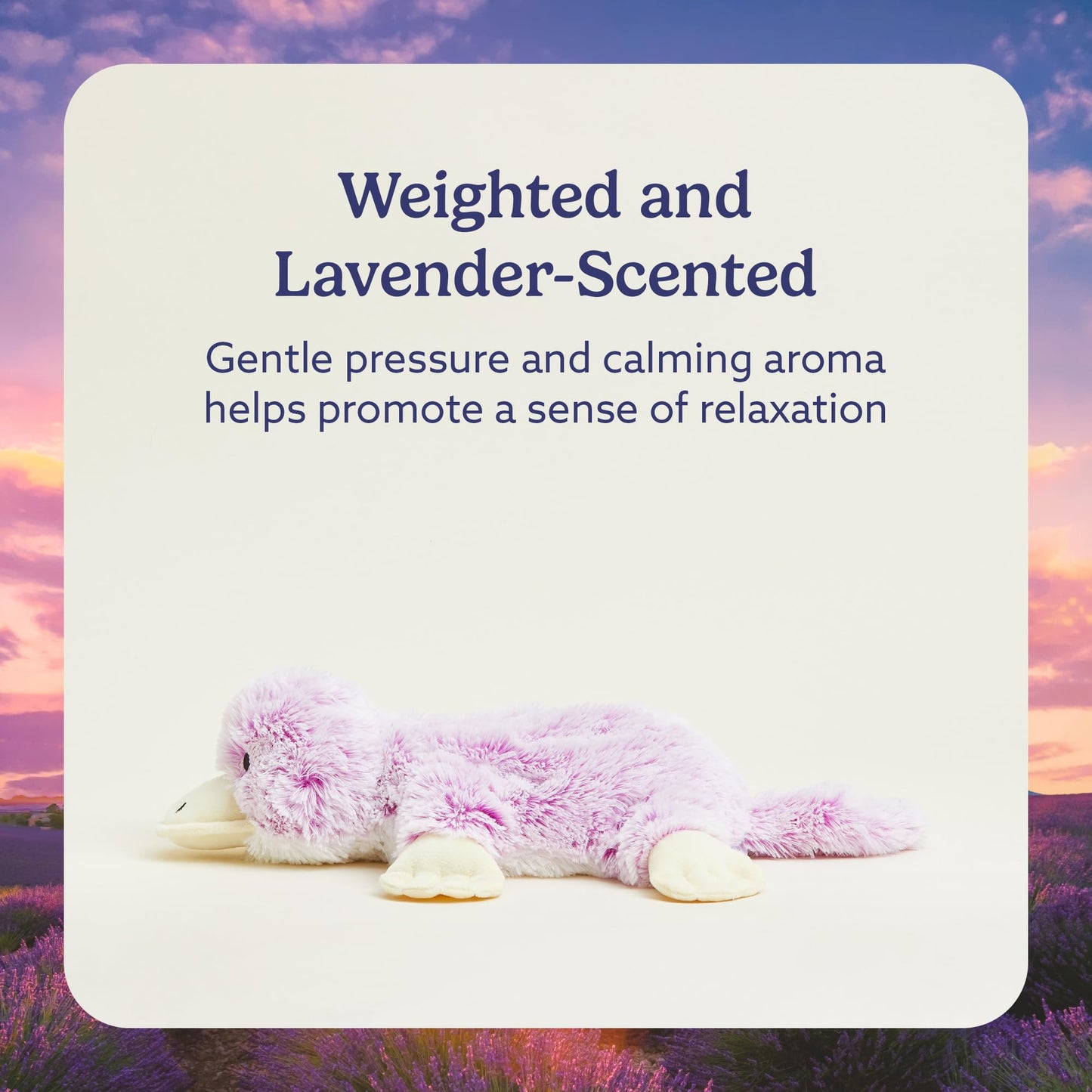 warmies Microwavable & Weighted Stuffed Animals, Platypus - Heated Stuffed Animal Plushie for Warmth & Comfort - Cute Soft Plush Toys for Adults &…