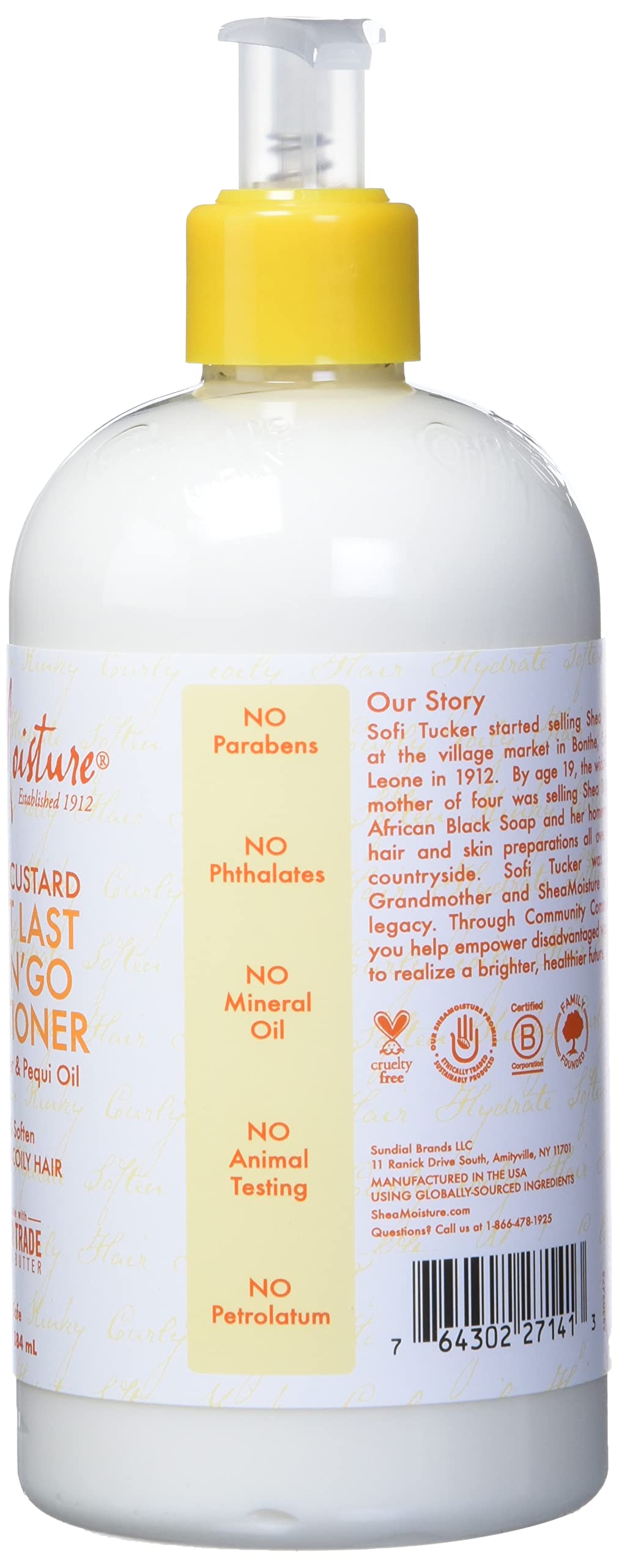 SHEA MOISTURE Coconut Custard Conditioner 13 Ounce Pump (384ml)