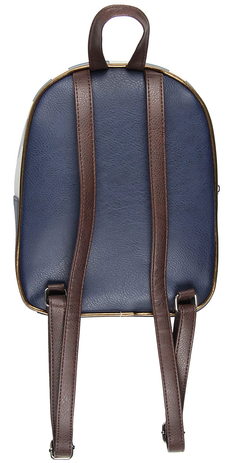 Bioworld Star Wars Ahsoka Tano Character Pattern Faux Leather Tote Bag Mini Backpack