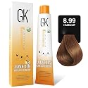 GK HAIR Global Keratin Professional Hair Color Cream Tube (3.4 Fl Oz/100ml) Nourishing & Cleansing Colors for Styling High Performance Long Lasting