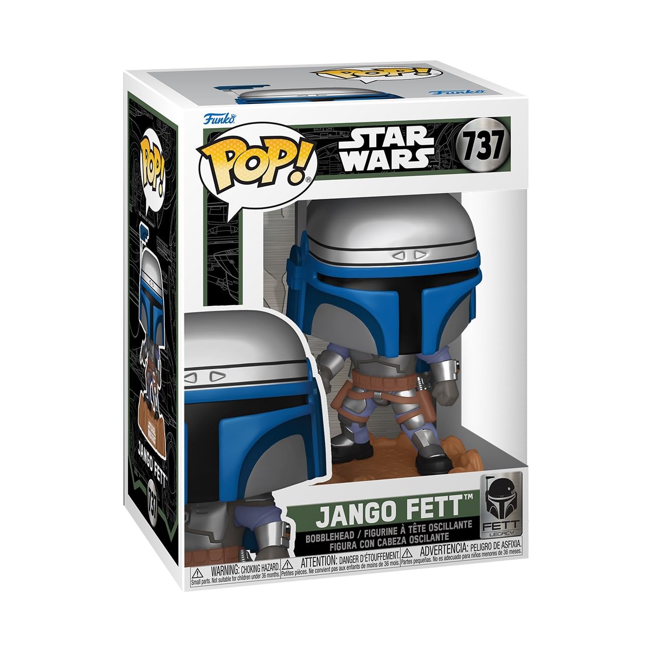 Funko POP! Star Wars: Jango Fett - Unmasked - Collectable Vinyl Figure - Gift Idea - Official Merchandise - for Kids & Adults - Movies Fans - Model…