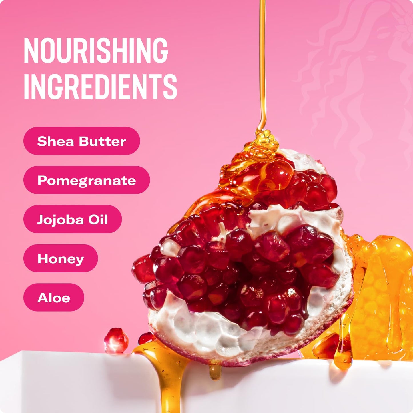 Pomegranate & Honey Curl Defining Mousse with Hold