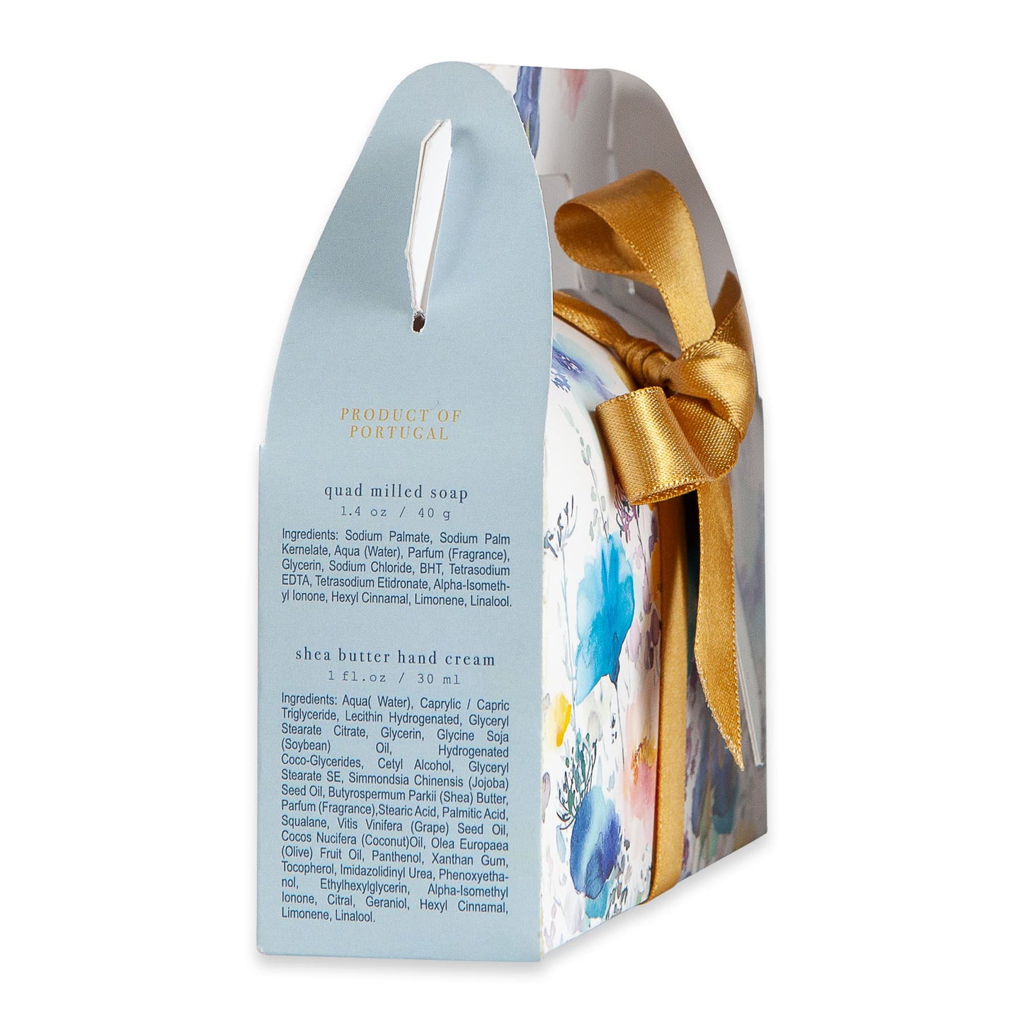 European Soaps Joia Winter/Spring Scented Moisturizing Gift Set, Bar Soap and Shea Butter Hand Cream, Sea & Shore, 2.4 Fl Oz