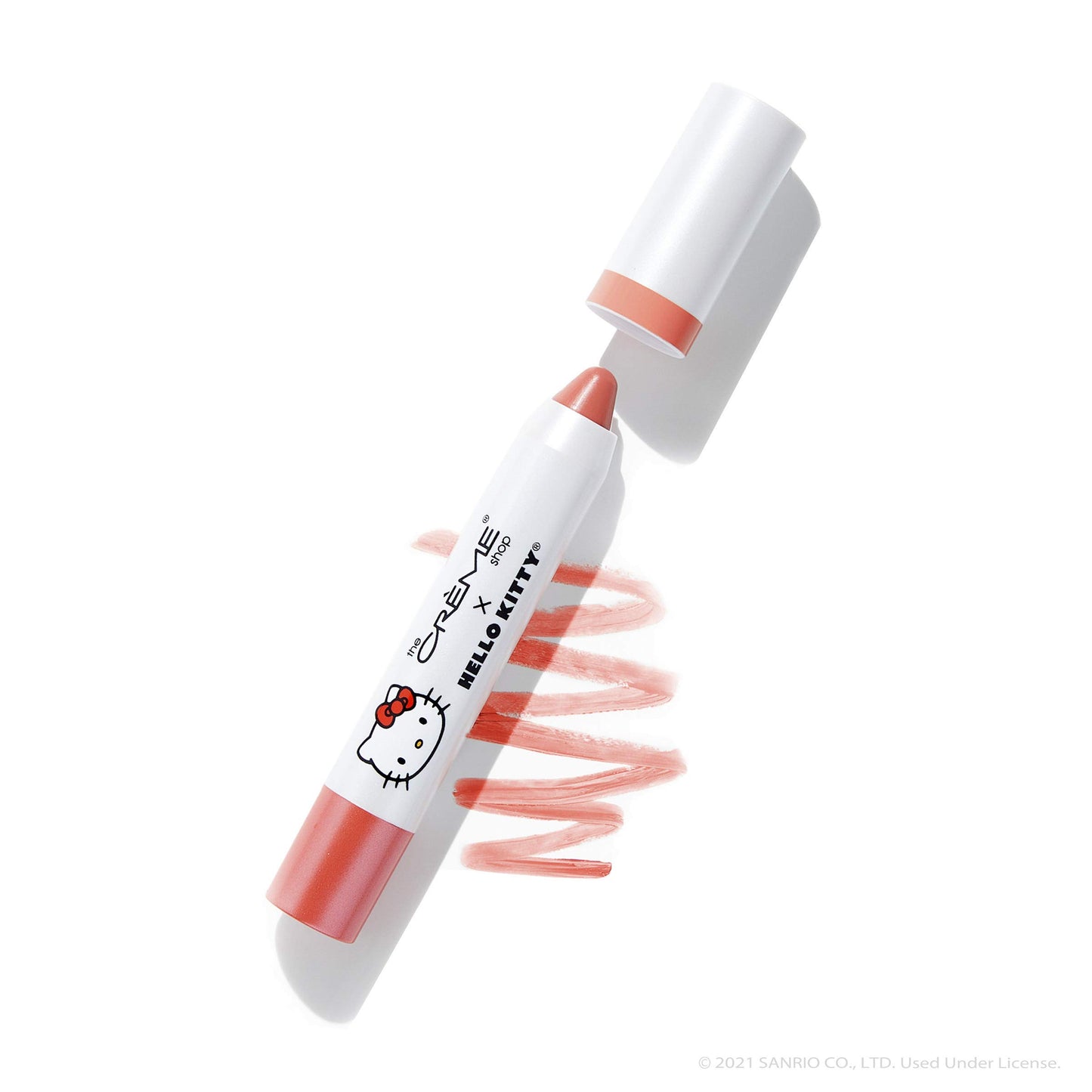 The Crème Shop x Hello Kitty | Hello Lippy Moisturizing Tinted Lip Balm (Peach Pout)