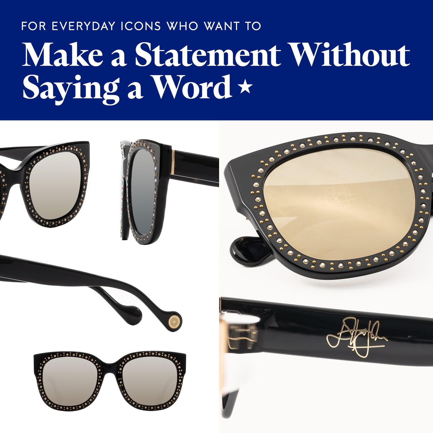 Elton John Eyewear Glasses for Men & Women, Legend Polarized Sunglasses - Anti-Glare Glasses with Polarized Lenses & 100% UV Protection