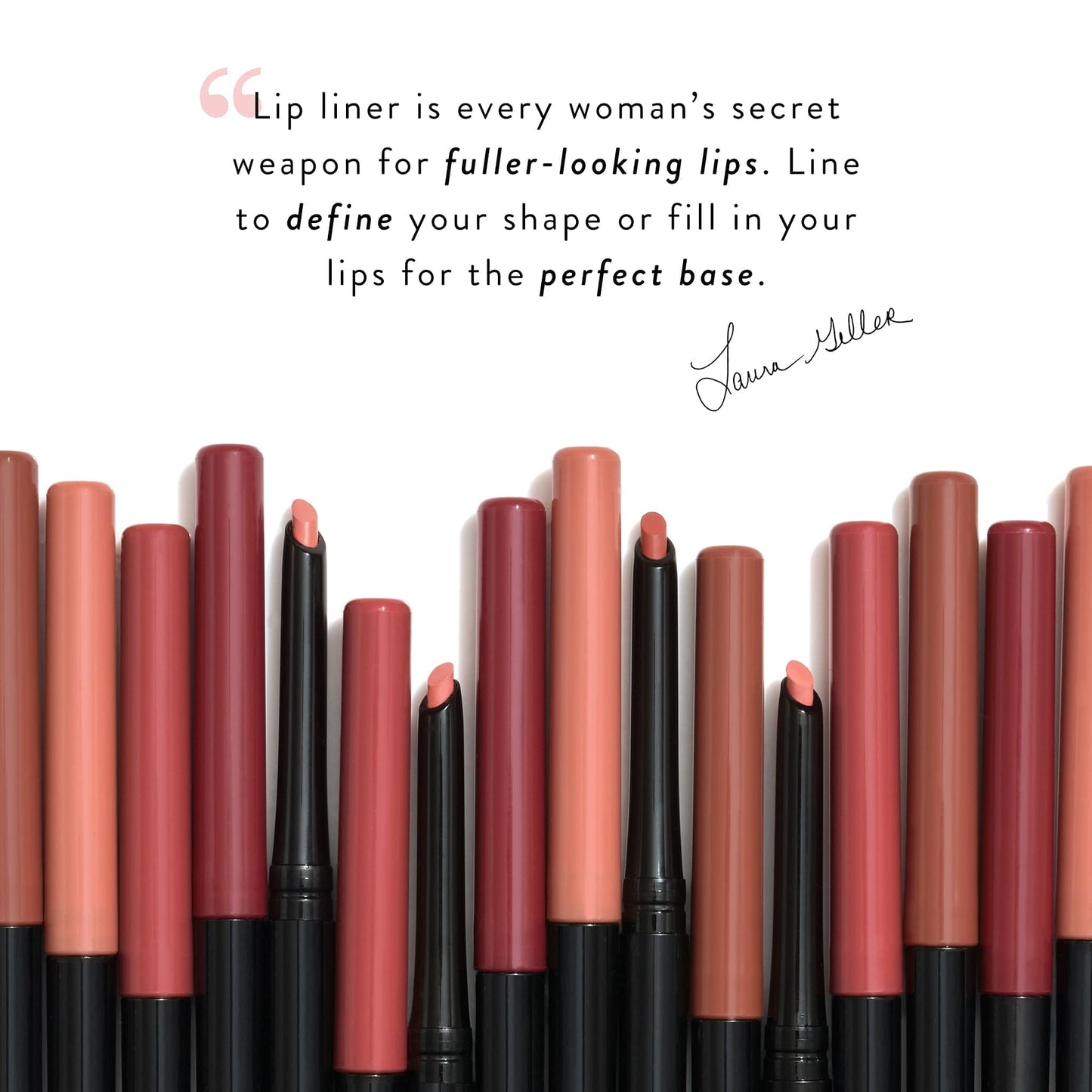 LAURA GELLER NEW YORK Modern Classic Lip Liner, Luxurious Creamy Long Lasting Lip Liner, Prevents Feathering and Fading, Beautiful Berry