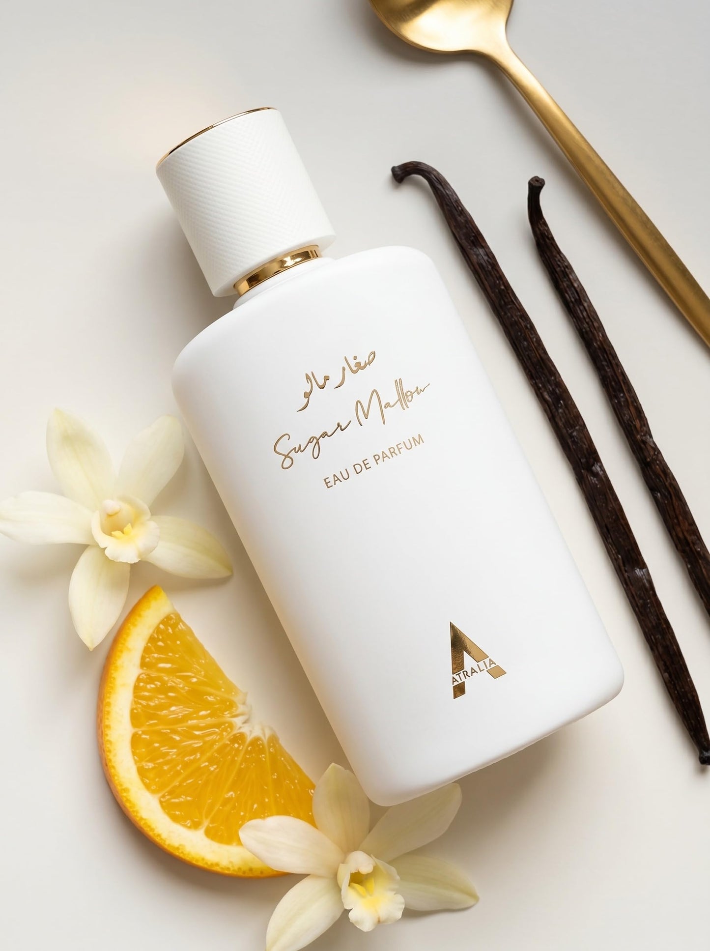 Atralia Sugar Mallow Eau de Parfum 100ml | Sweet Marshmallow, Strawberry & Vanilla Perfume for Women | Long Lasting Gourmand Fragrance with Candy