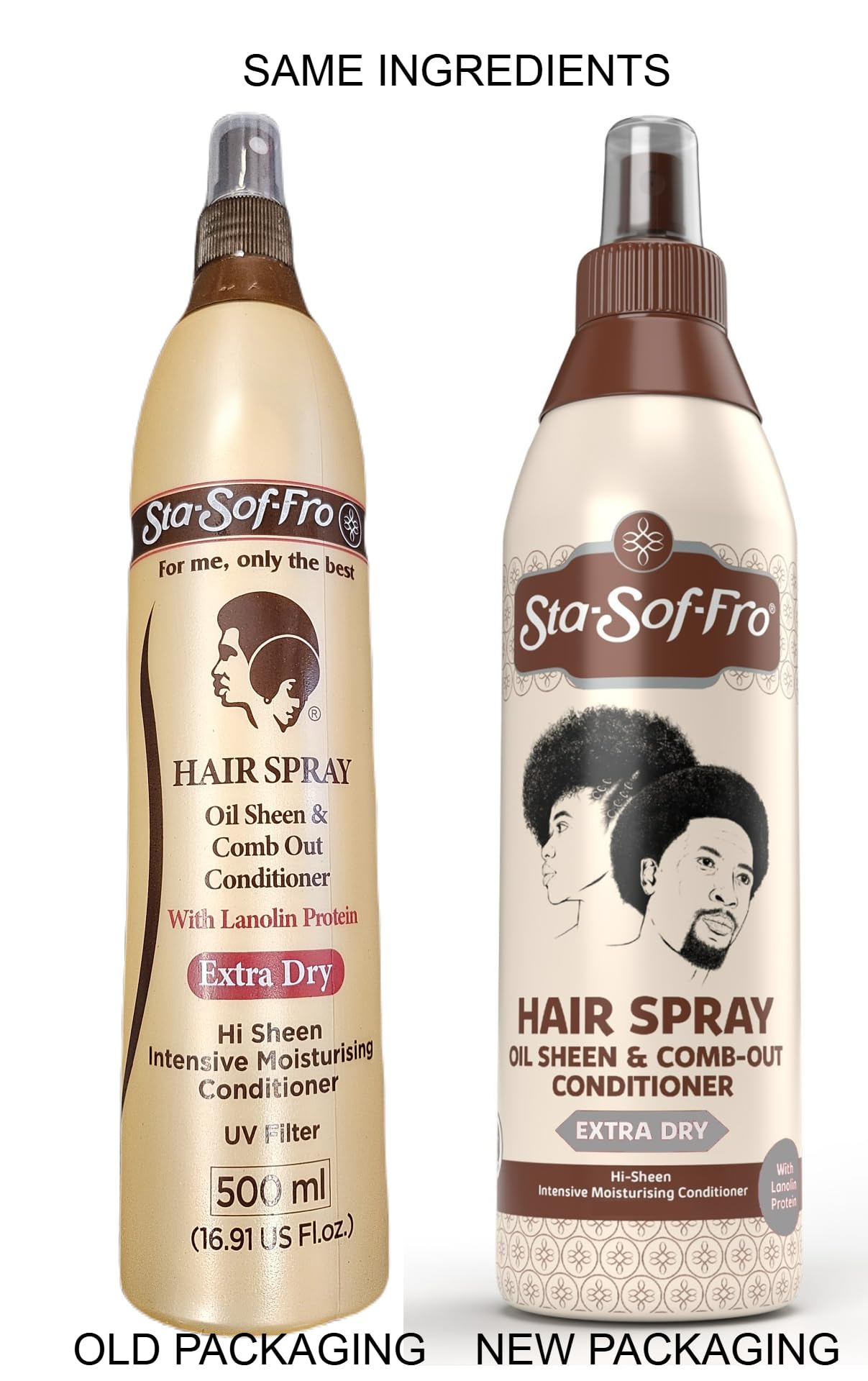 Sta-Sof-Fro Hair & Scalp Spray 16oz X-Dry (3 Pack)