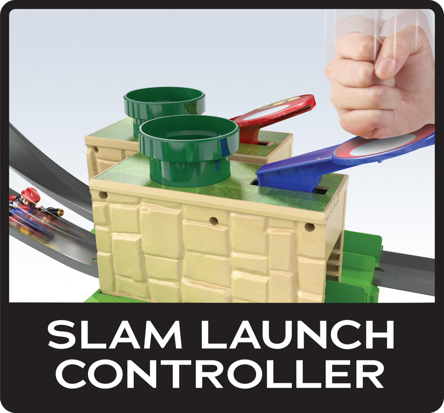 Hot Wheels Mario Kart Circuit Lite Track Set