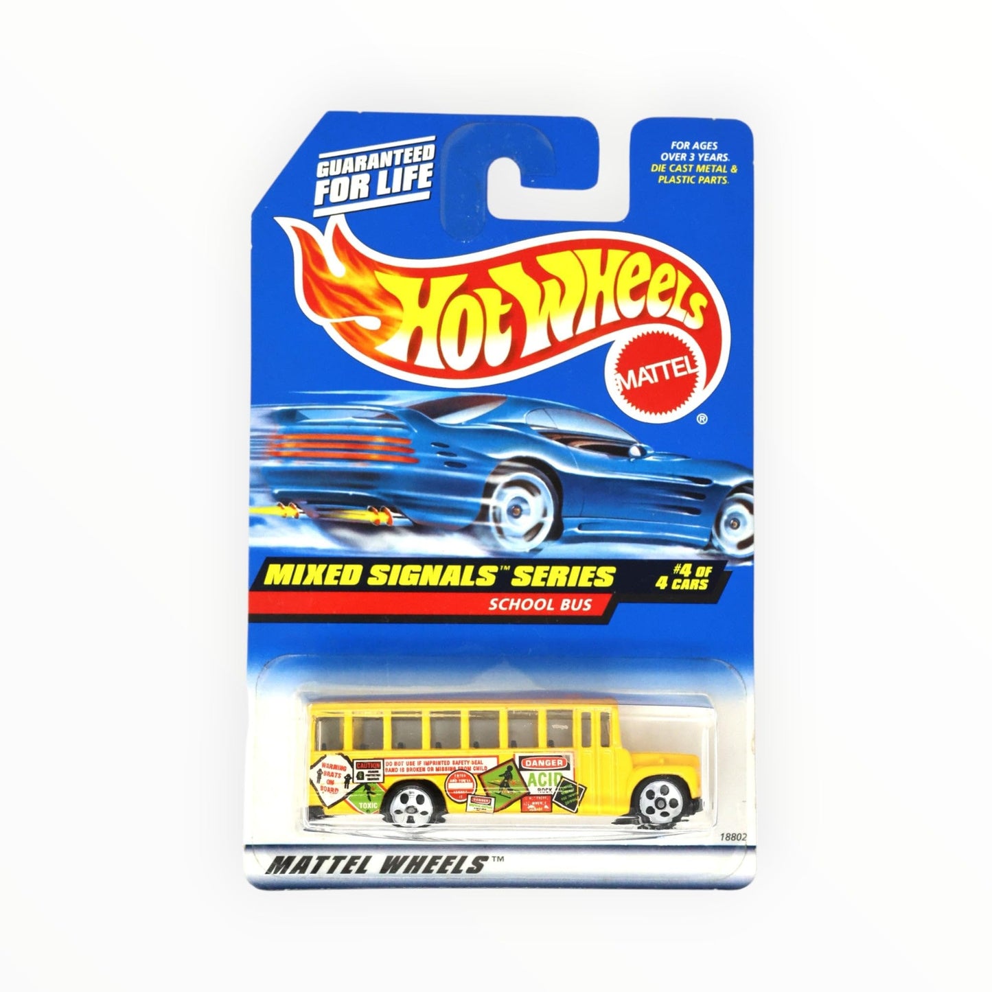 Hotwheels School Bus-Mixed Signals Series #4-4 #736