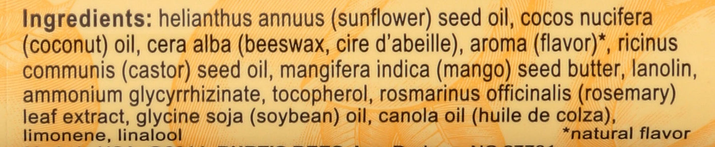 Burt's Bees Mango Moisturizing Lip Balm for Unisex, 0.15 Ounce