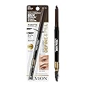 Revlon ColorStay Eyebrow Pencil with Spoolie Brush, Waterproof, Hair-Like Strokes for Natural Looking Brows, 220 Dark Brown, 0.021 oz