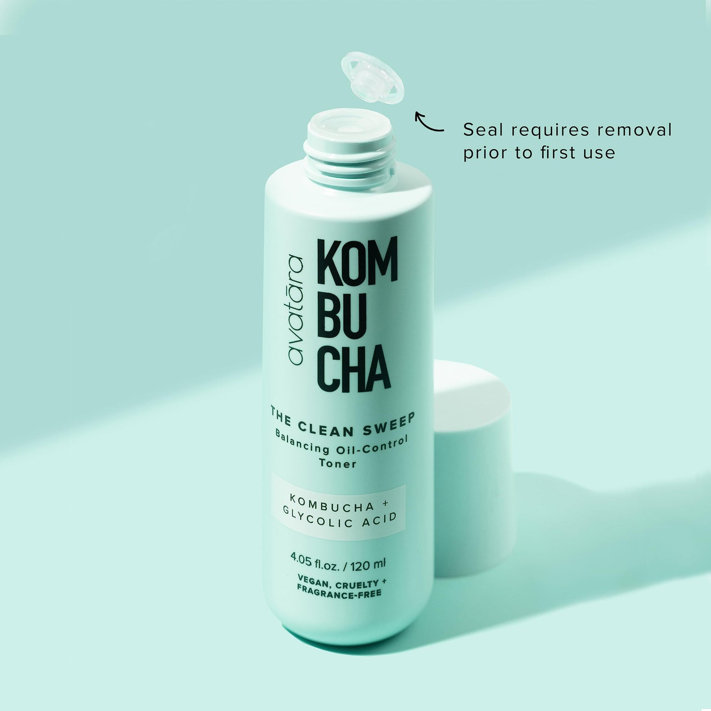 Avatara - Kombucha The Clean Sweep Face Toner, Glycolic Acid Toner for Face, Face Exfoliator with Witch Hazel and Bakuchiol, Calming Pore Minimizer