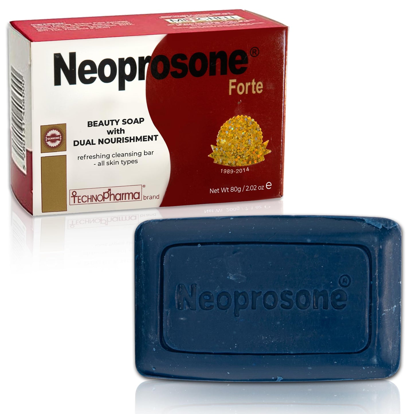 Neoprosone, Skin Brightening Soap | 2.02 oz / 80 g | Hyperpigmentation Soap, Fade Dark Spots on: Body, Knees, Face, Armpits | with Glycerin (2.82