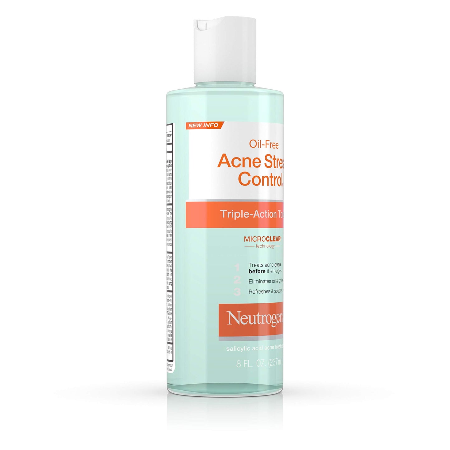 Neutrogena Oil-Free Acne Stress Control Triple-Action Toner, 8 Fluid Ounce (Pack of 2)