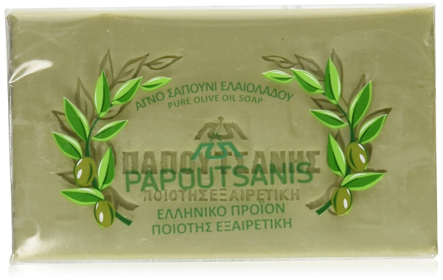 Olive Oil Soap, Papoutsanis, CASE (6 x 125g)