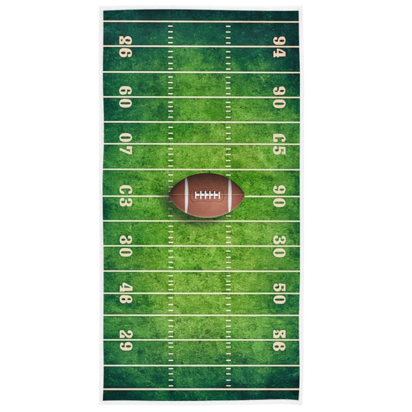 Vdsrup Grunge American Football Hand Towels Sports Field Towel Soft Bath Bathroom Towels Thin Guest Kitchen Tea Towels Dish Washcloths Housewarming…