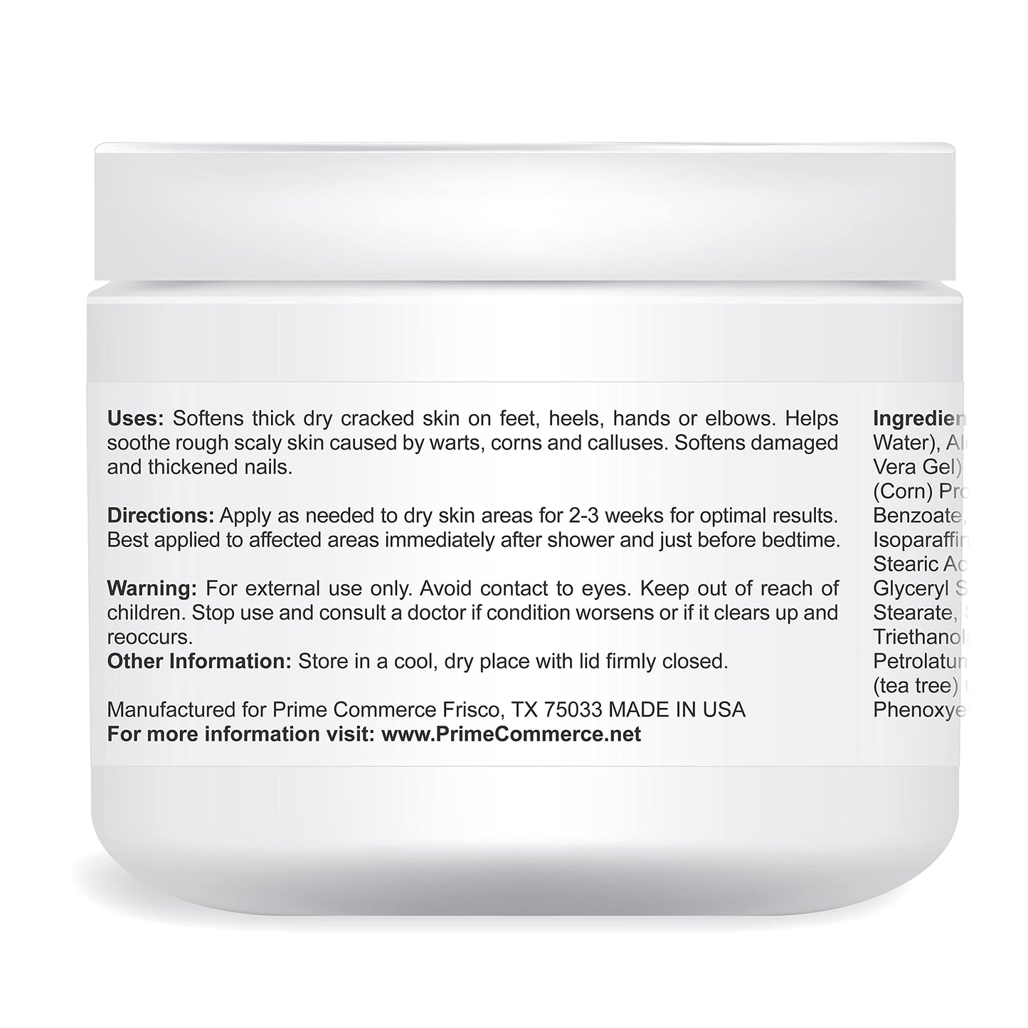 UREA LABS | 42% Urea Cream - Tea Tree Oil & Aloe Vera-Infused Foot & Skin Repair | Deep Hydration & Natural Exfoliation for Cracked Heels, Dry Feet