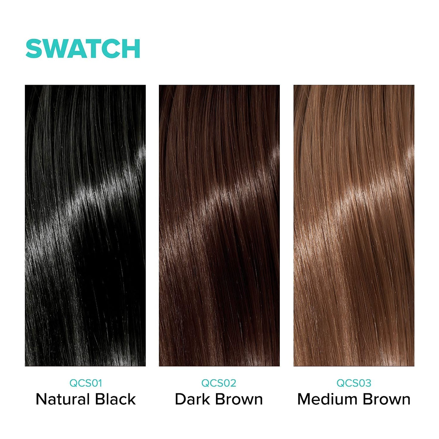 KISS Quick Cover Root Touch-Up Hair Shadow Dark Brown QCS02