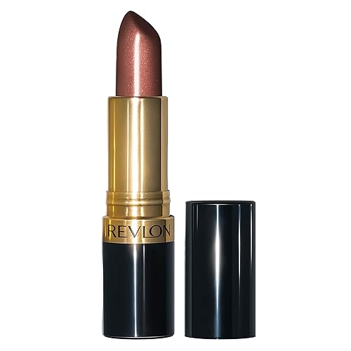 Revlon Super Lustrous Lipstick with Vitamin E and Avocado Oil, Pearl Lipstick in Mauve, 245 Smoky Rose, 0.15 oz