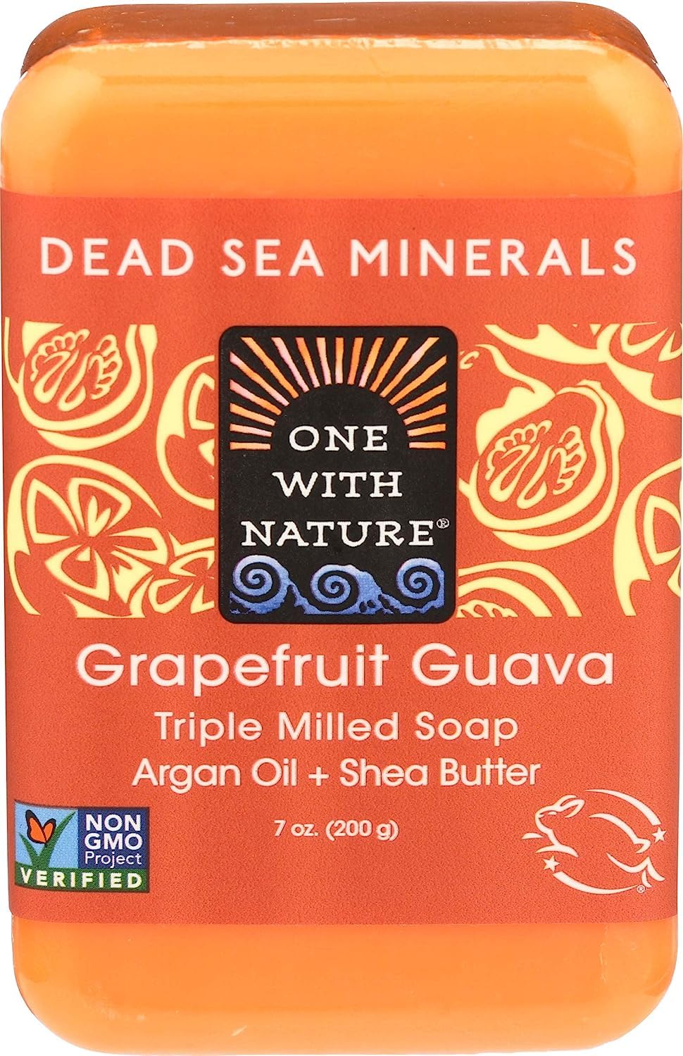 One With Nature Dead Sea Minerals Bar Soap Grapefruit Guava - 7 oz
