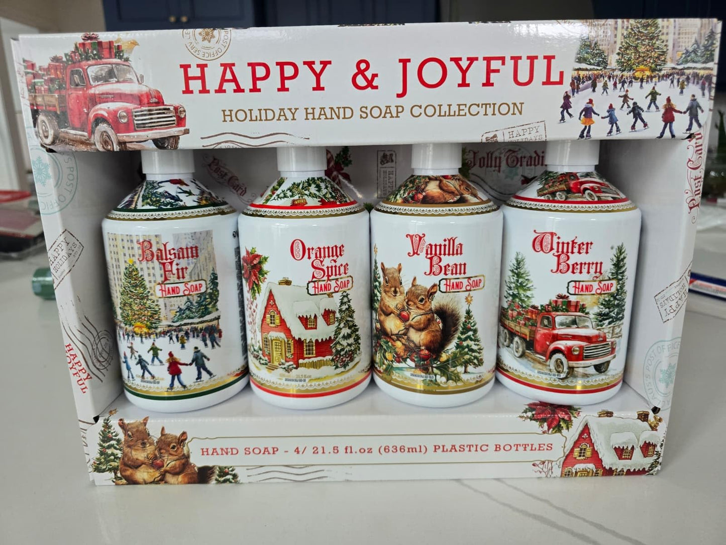 Happy and Joyful Handsoap Christmas Collection